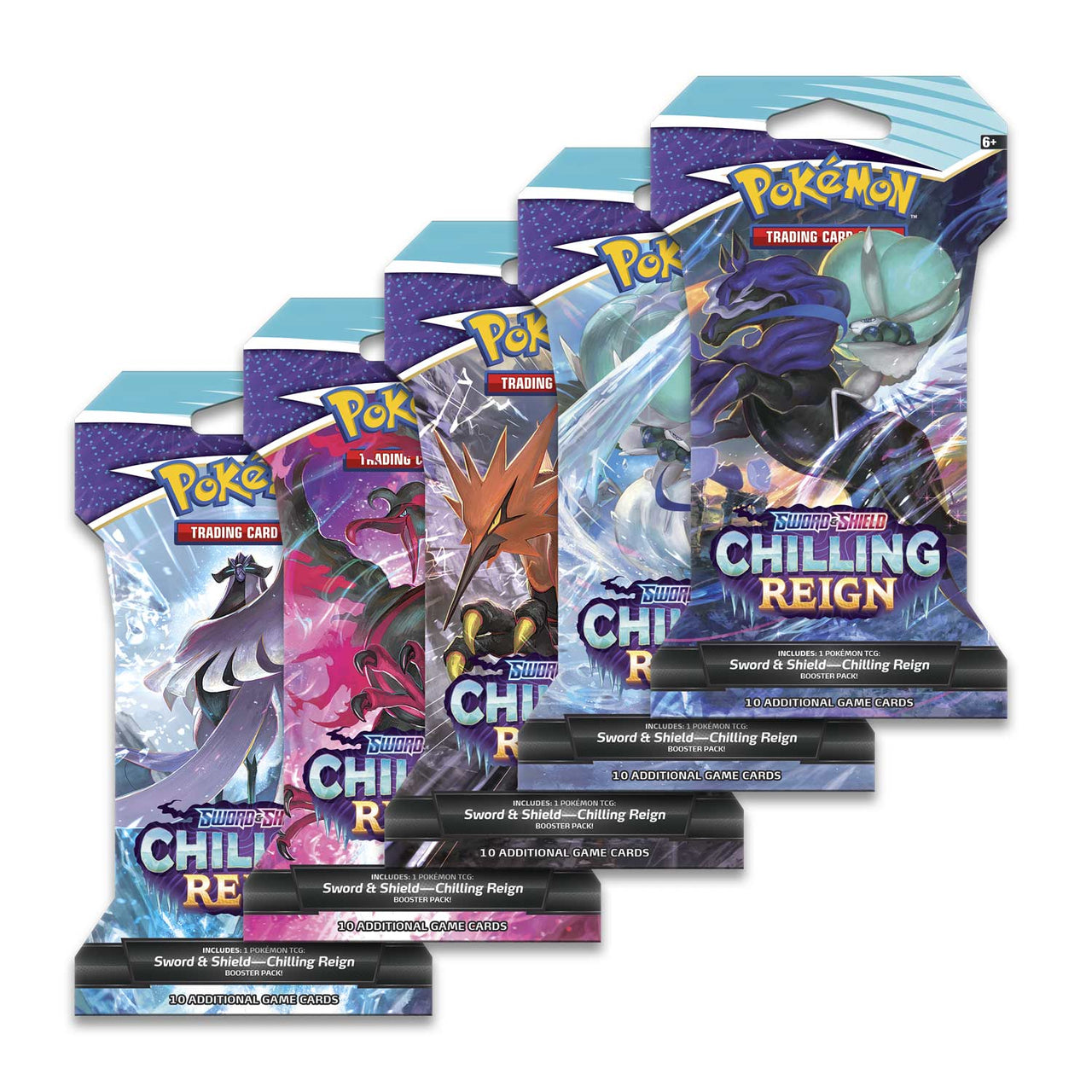Pokémon: Sword & Shield - Chilling Reign Sleeved Booster Pack - PokeRvmbooster pack