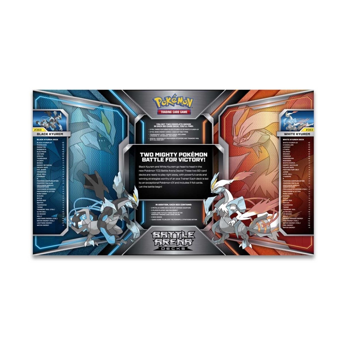 Pokémon TCG: Battle Arena Decks (Black Kyurem vs. White Kyurem) - PokeRvmTheme Deck