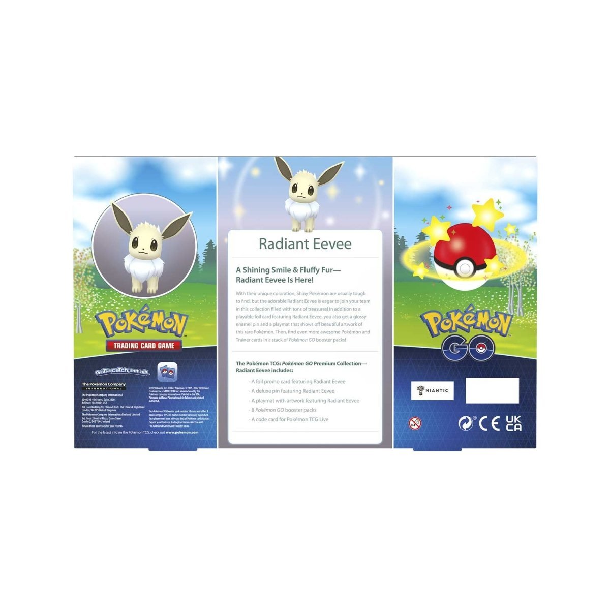 Pokémon TCG: Pokémon GO Radiant Eevee Premium Collection Box - PokeRvmCollection Box