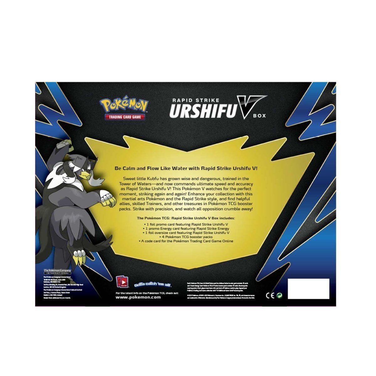 Pokémon TCG: Rapid Strike Urshifu V Box - PokeRvmCollection Box