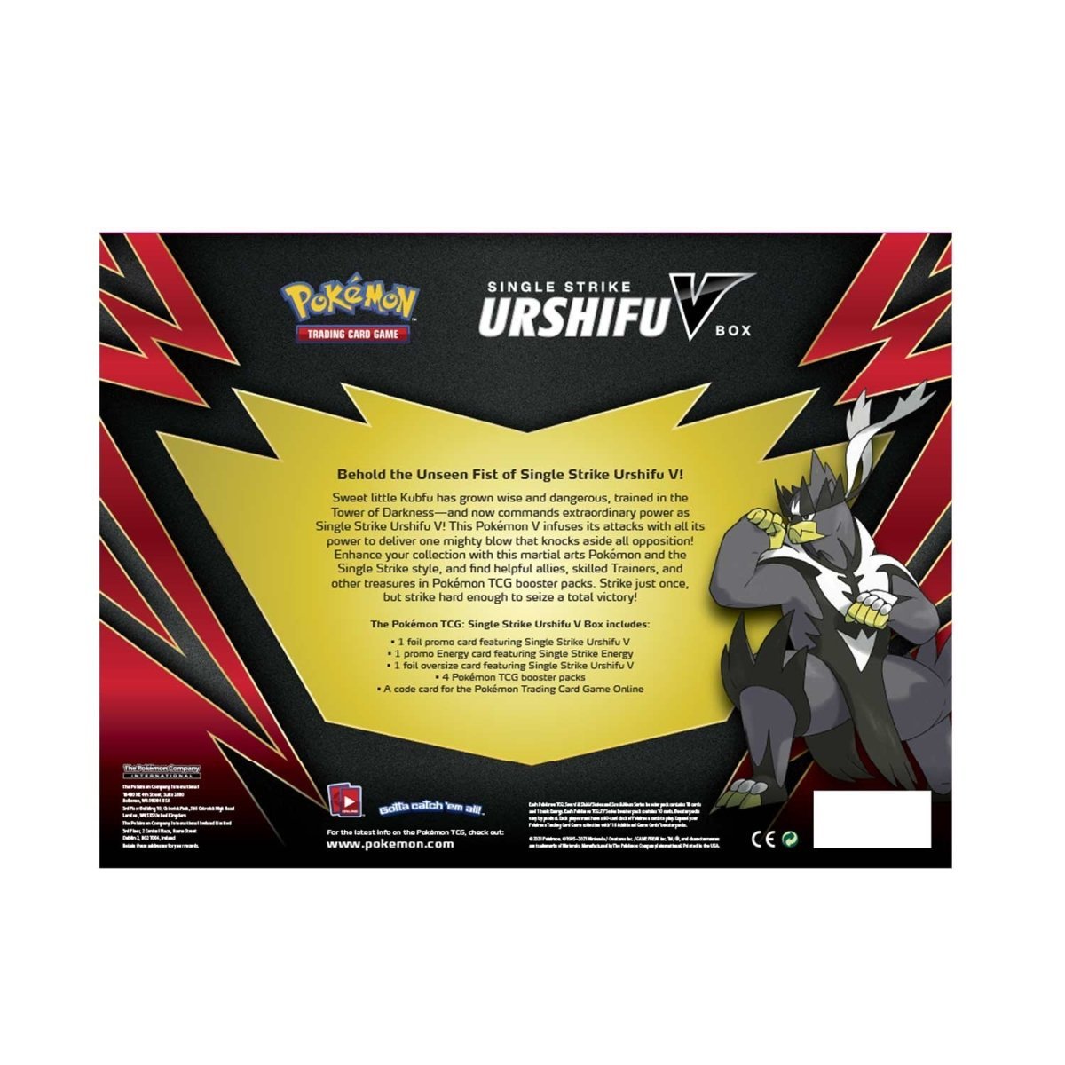 Pokémon TCG: Single Strike Urshifu V Box - PokeRvmCollection Box