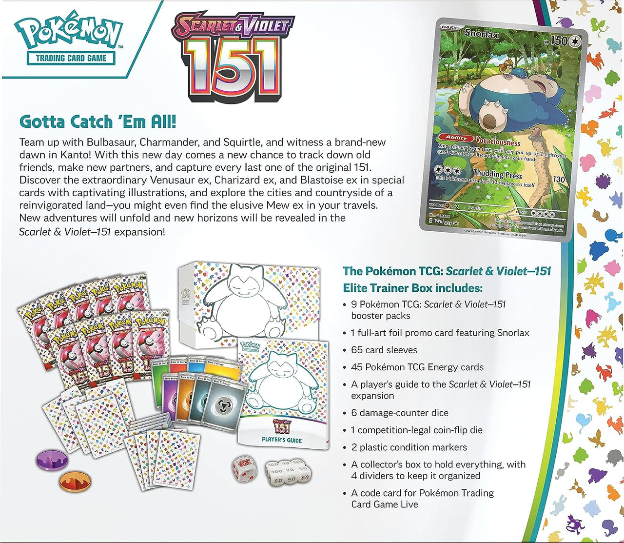 Pokemon TCG: SV - 151 Elite Trainer Box - PokeRvm