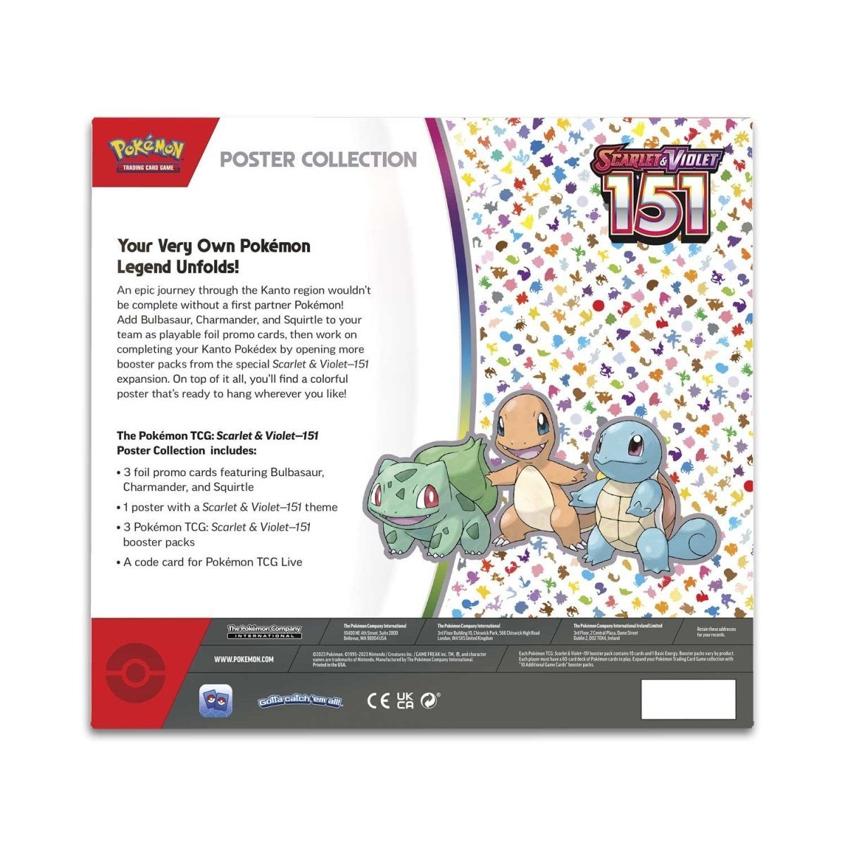 Pokemon TCG: SV - 151 Poster Collection - PokeRvm