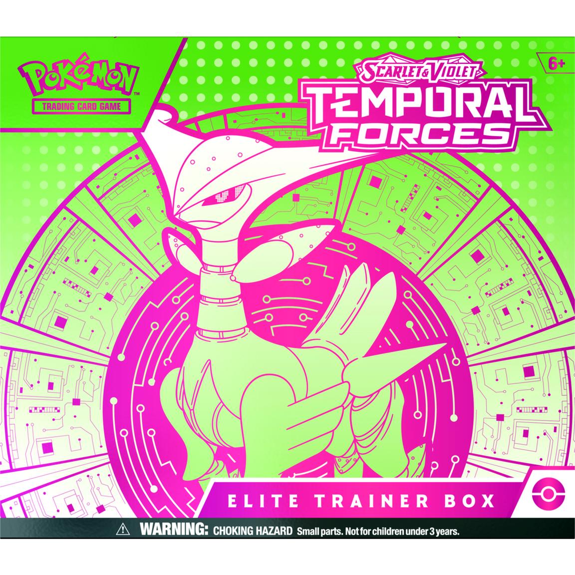Pokémon TCG: SV - Temporal Forces Elite Trainer Box (Iron Leaves) - PokeRvm