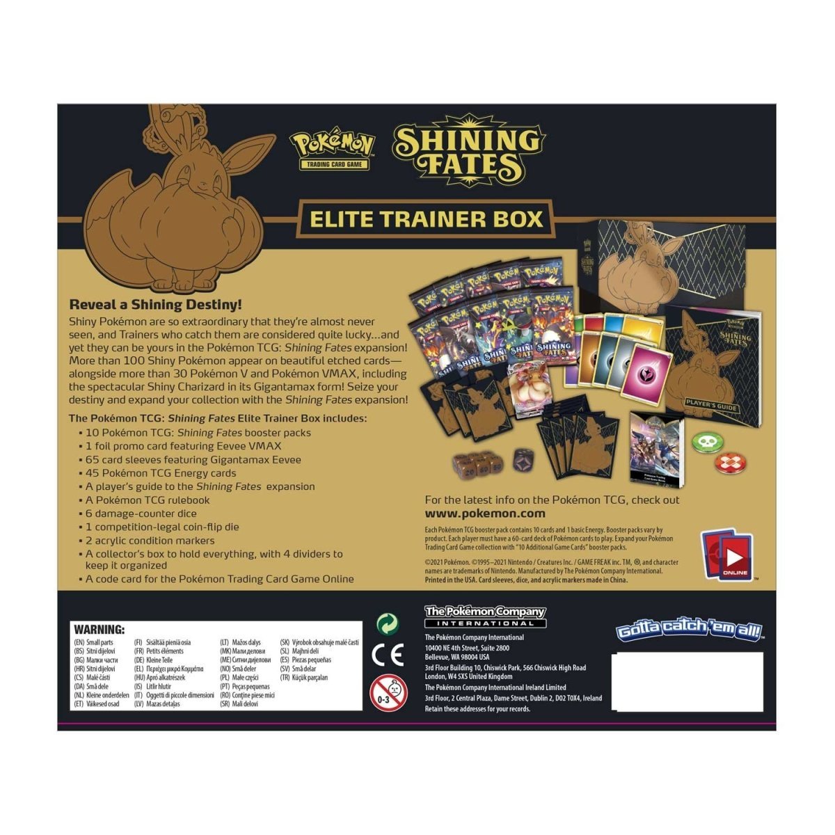 Pokémon TCG: SWSH - Shining Fates Elite Trainer Box - PokeRvm