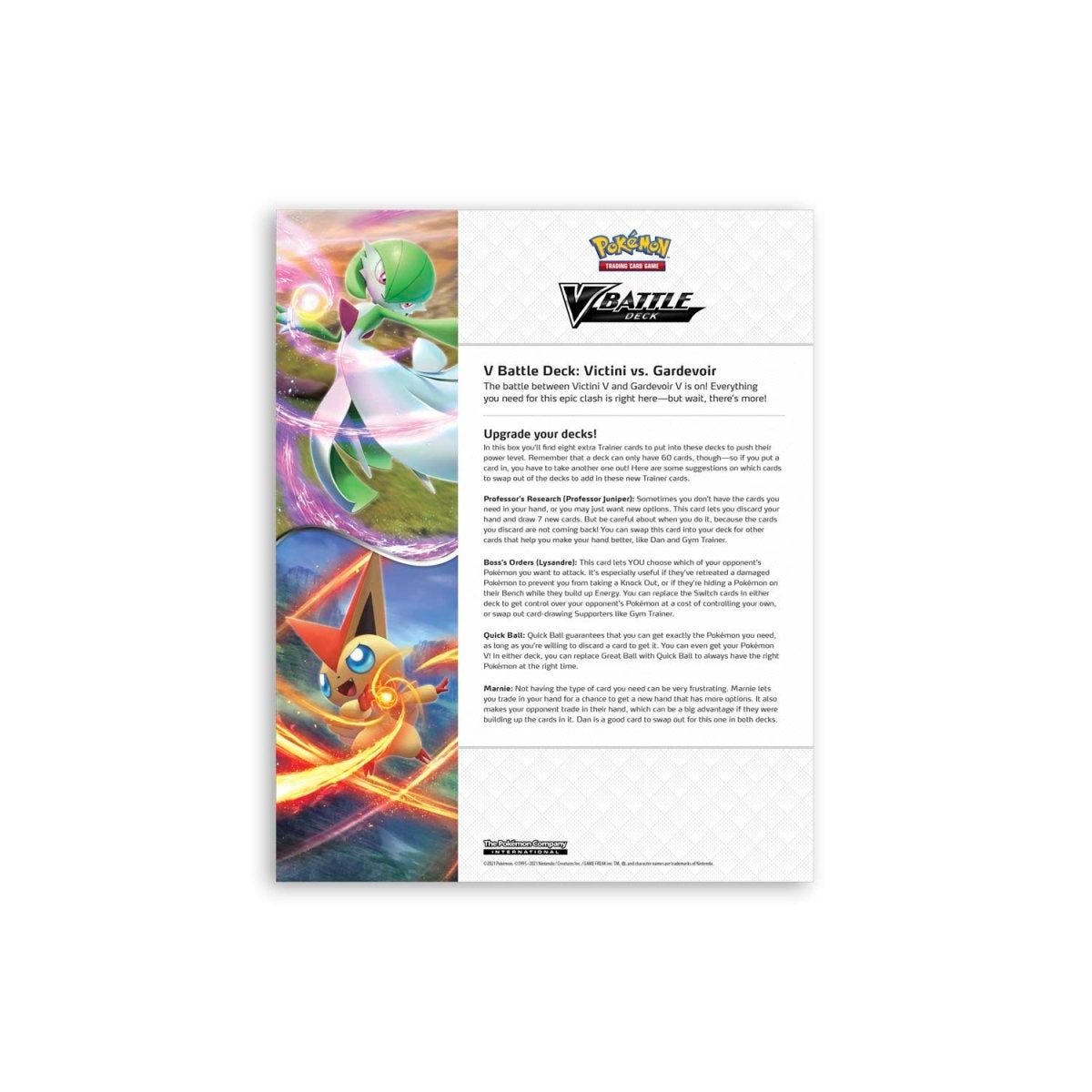 Pokémon TCG: V Battle Deck - Victini vs. Gardevoir - PokeRvm