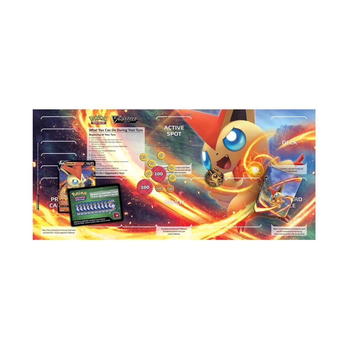 Pokémon TCG: Victini V Battle Deck - PokeRvmTheme Deck