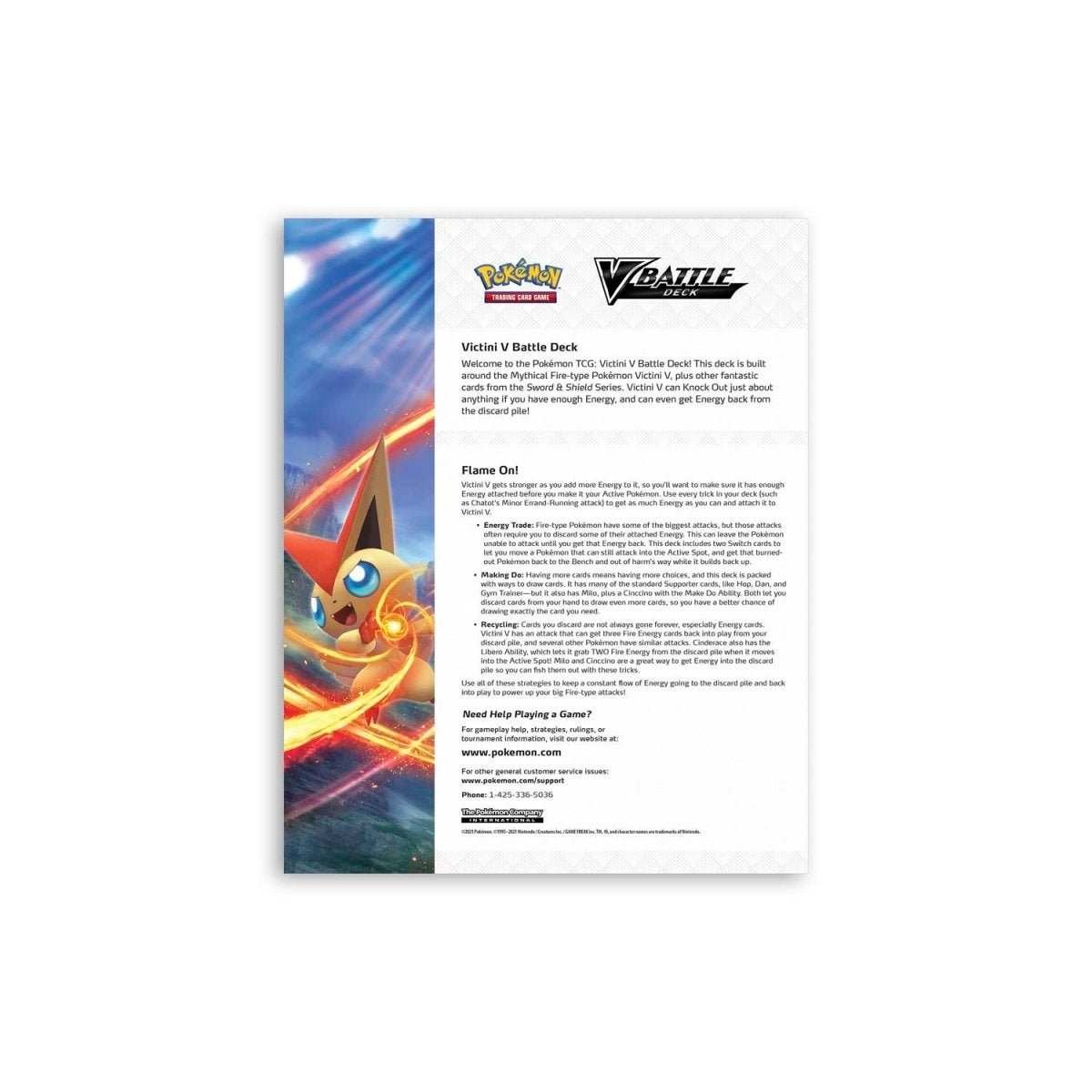 Pokémon TCG: Victini V Battle Deck - PokeRvmTheme Deck
