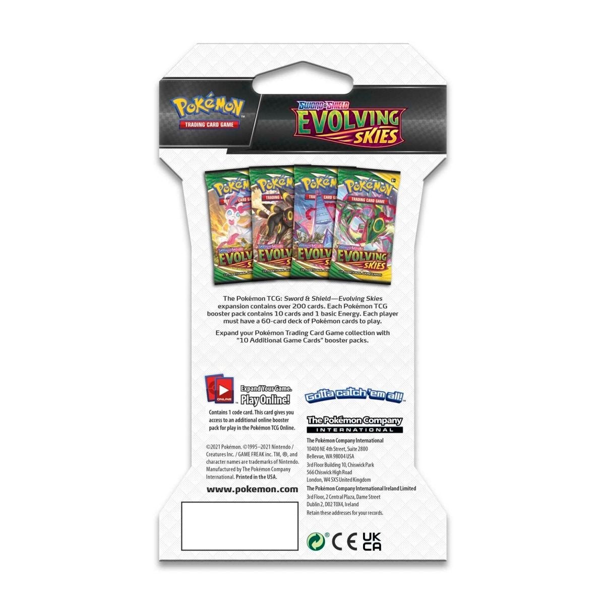 Pokémon: Sword & Shield - Evolving Skies Sleeved Booster Pack - PokeRvm