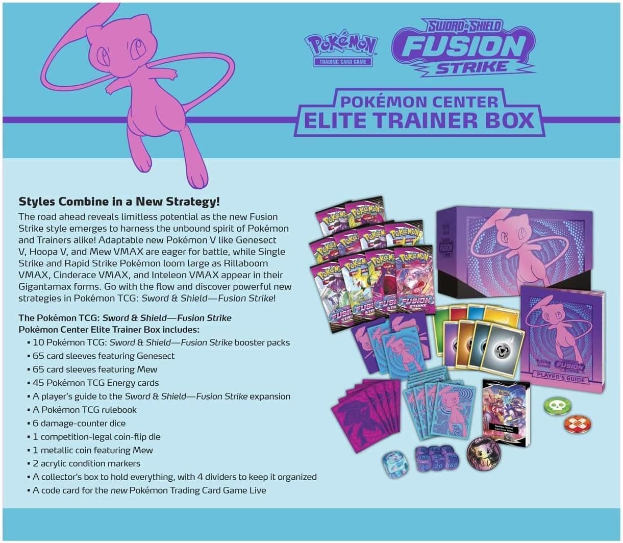 Pokémon: Sword & Shield - Fusion Strike Elite Trainer Box - PokeRvm