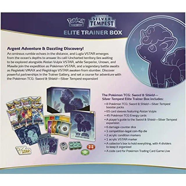 Pokemon Sword & Shield Silver Tempest Elite Trainer Box - PokeRvm