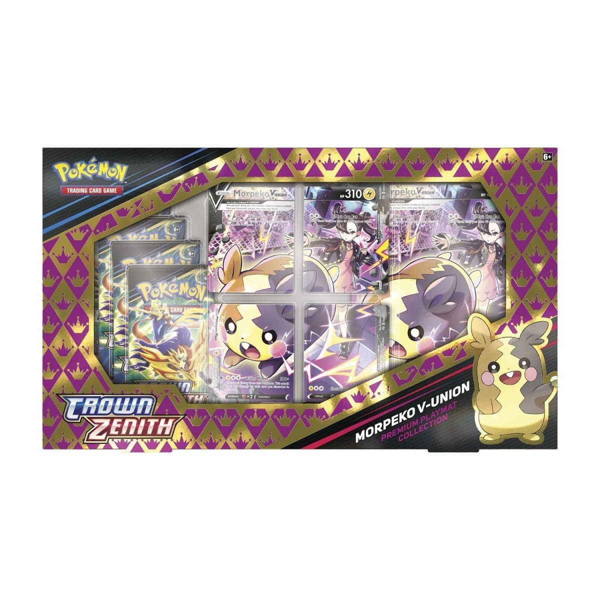 Pokemon TCG: Crown Zenith Morpeko V-UNION Premium Playmat Collection - PokeRvm