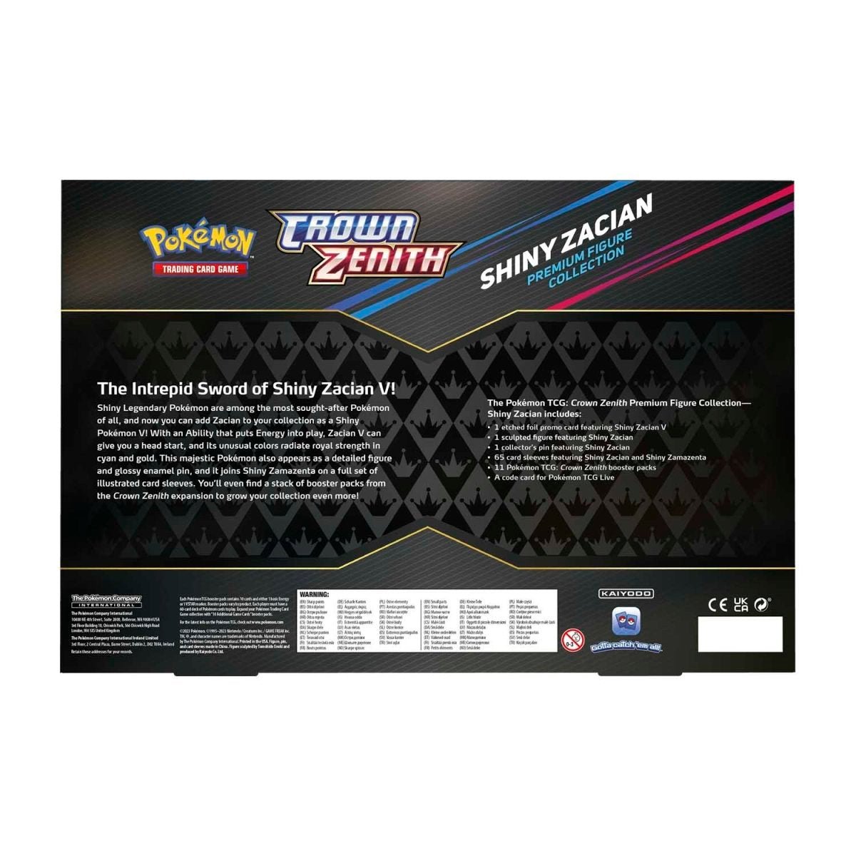 Pokémon TCG: Crown Zenith Premium Figure Collection (Shiny Zacian) - PokeRvm