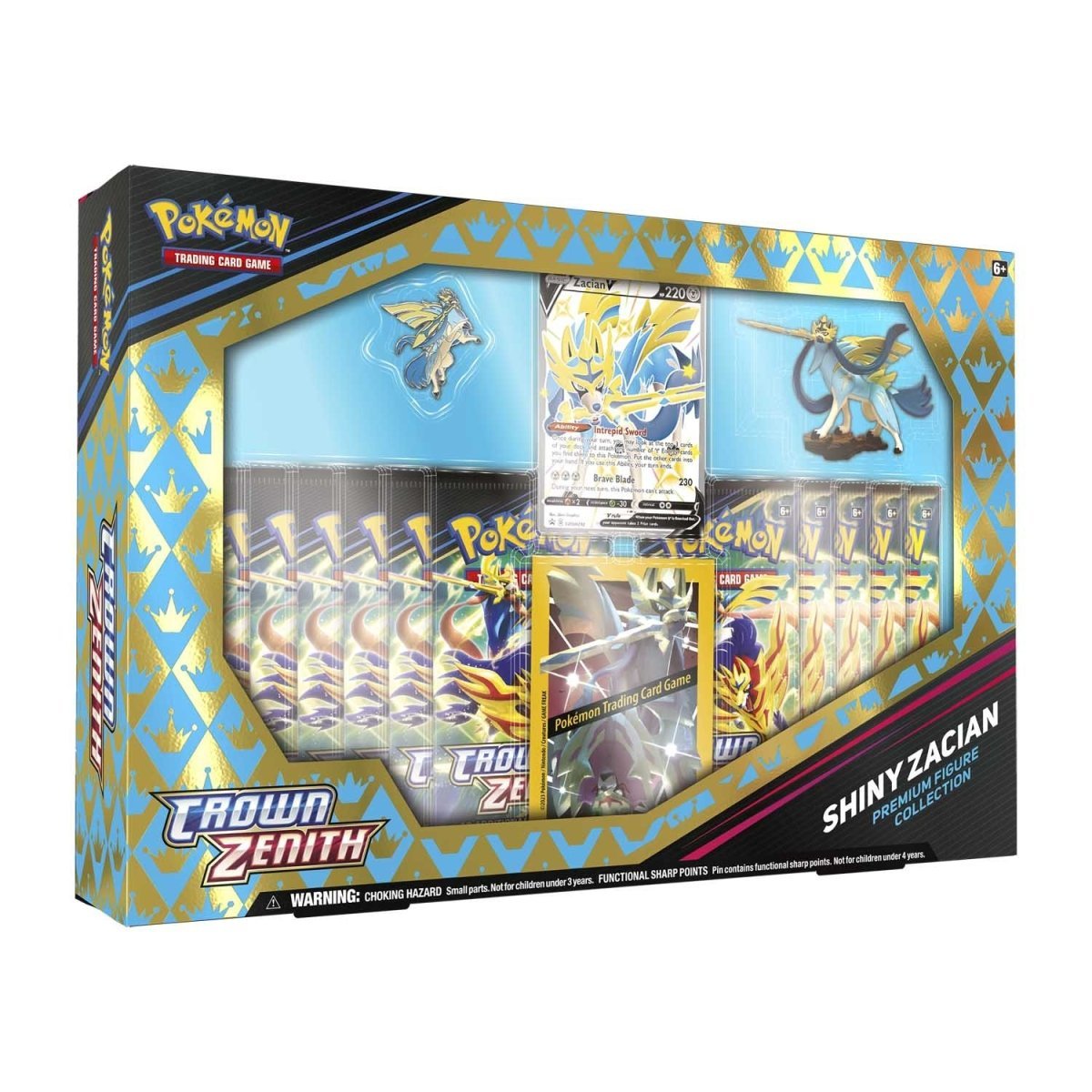 Pokémon TCG: Crown Zenith Premium Figure Collection (Shiny Zacian) - PokeRvm