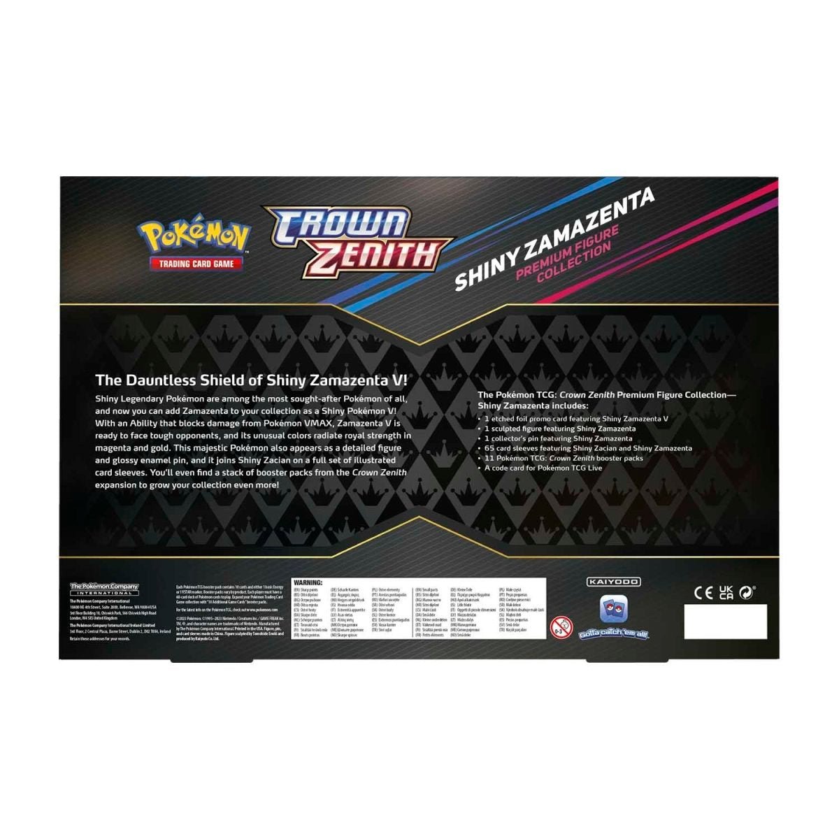 Pokémon TCG: Crown Zenith Premium Figure Collection (Shiny Zamazenta) - PokeRvm