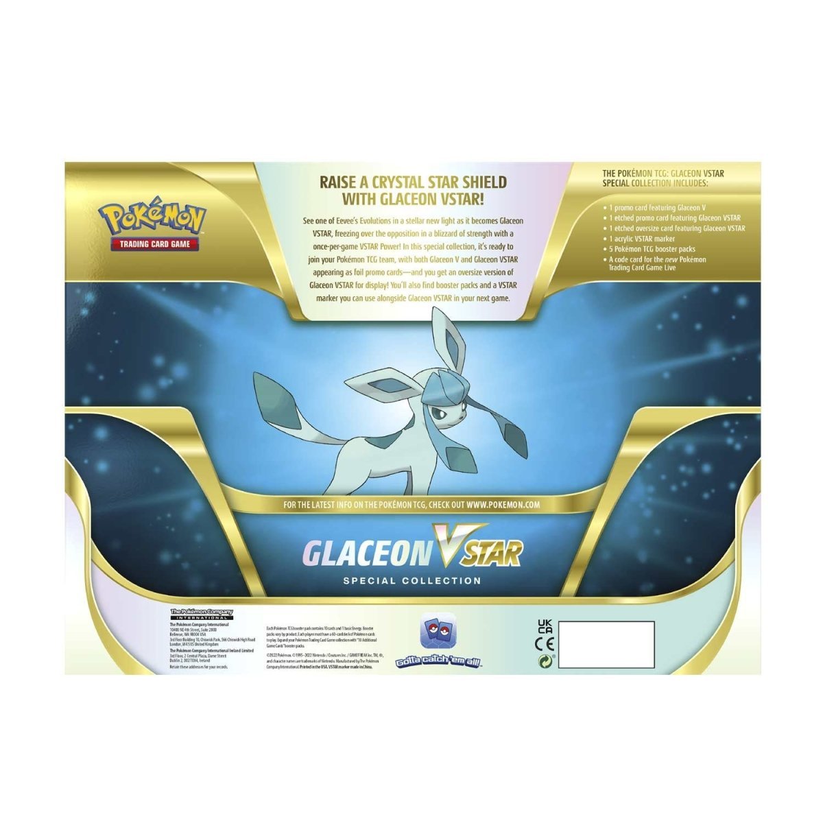 Pokémon TCG: Glaceon VSTAR Special Collection - PokeRvmCollection Box
