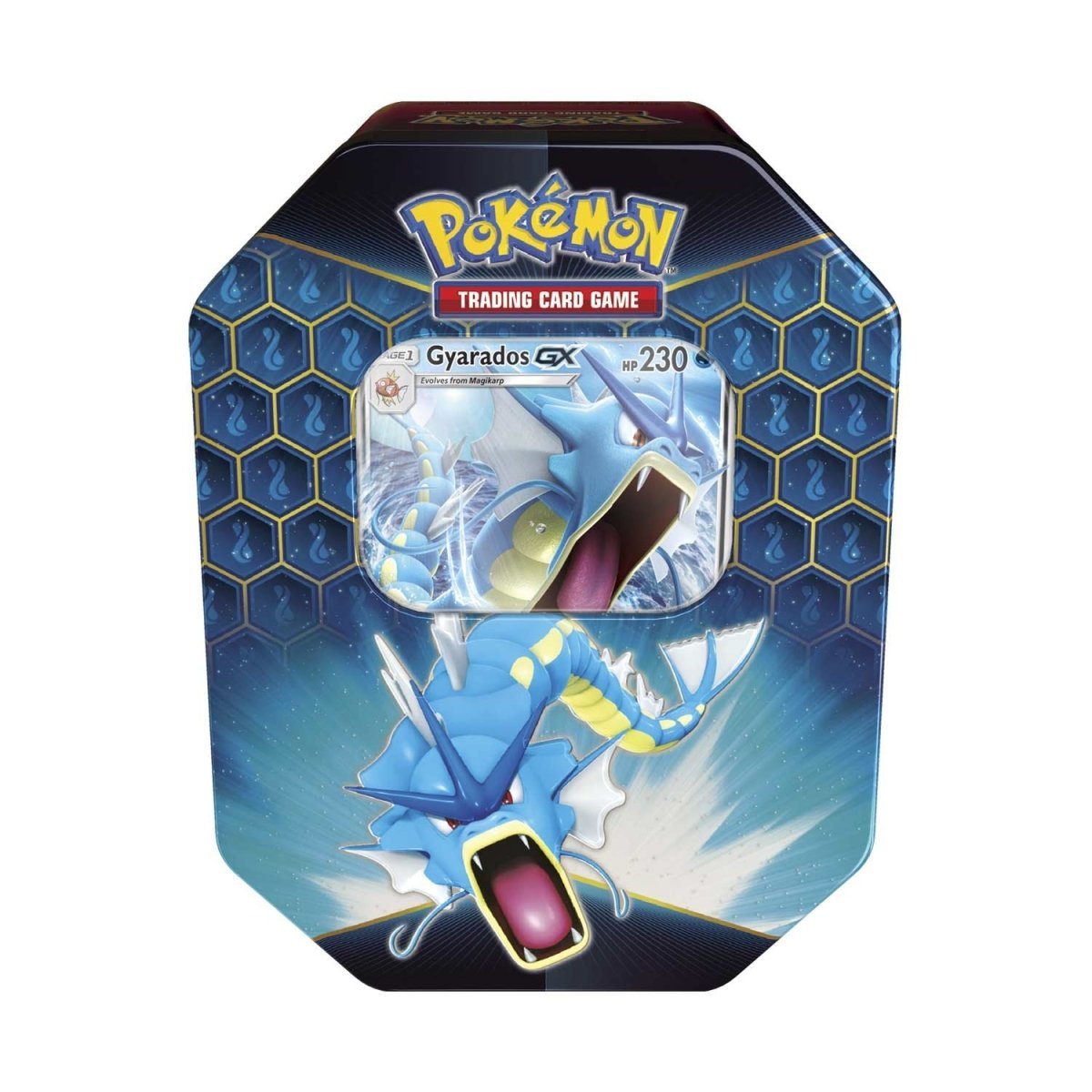 Pokémon TCG: Hidden Fates Tin (Gyarados - GX) - PokeRvm