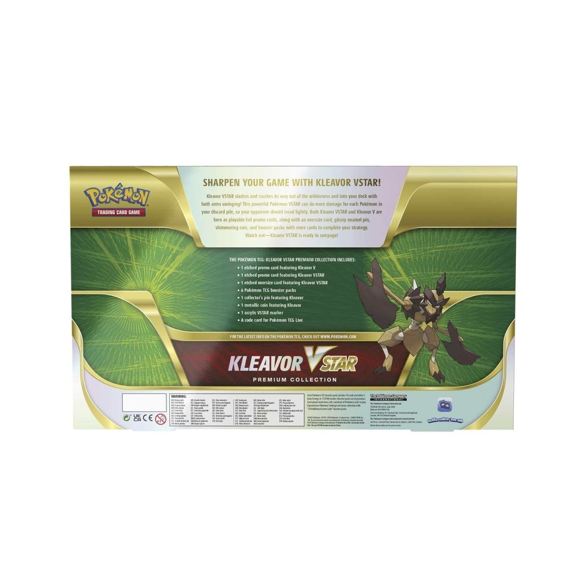 Pokémon TCG: Kleavor VSTAR Premium Collection Box - PokeRvm