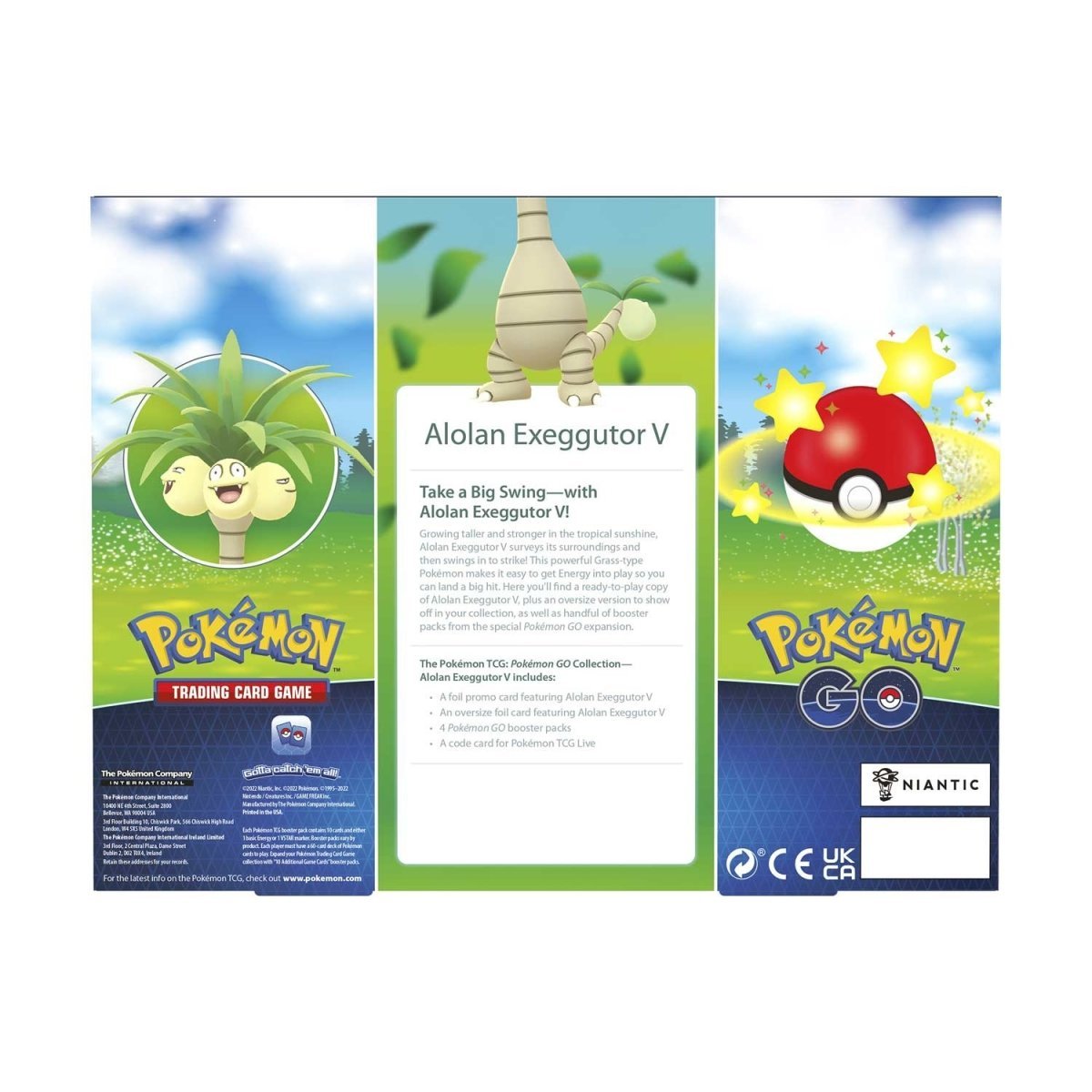 Pokémon TCG: Pokémon GO Collection Box - Alolan Exeggutor V - PokeRvmCollection Box