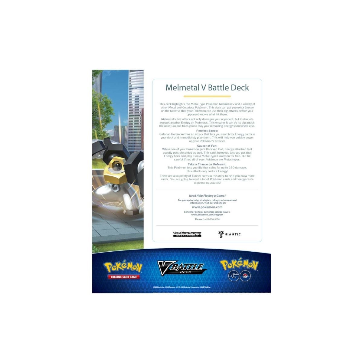 Pokémon TCG: Pokémon GO Melmetal V Battle Deck - PokeRvmTheme Deck