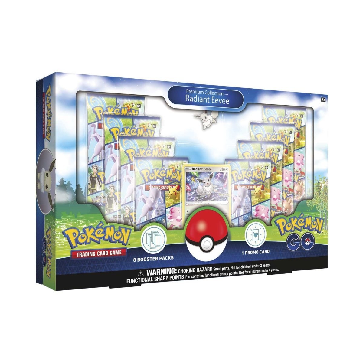 Pokémon TCG: Pokémon GO Radiant Eevee Premium Collection Box - PokeRvmCollection Box