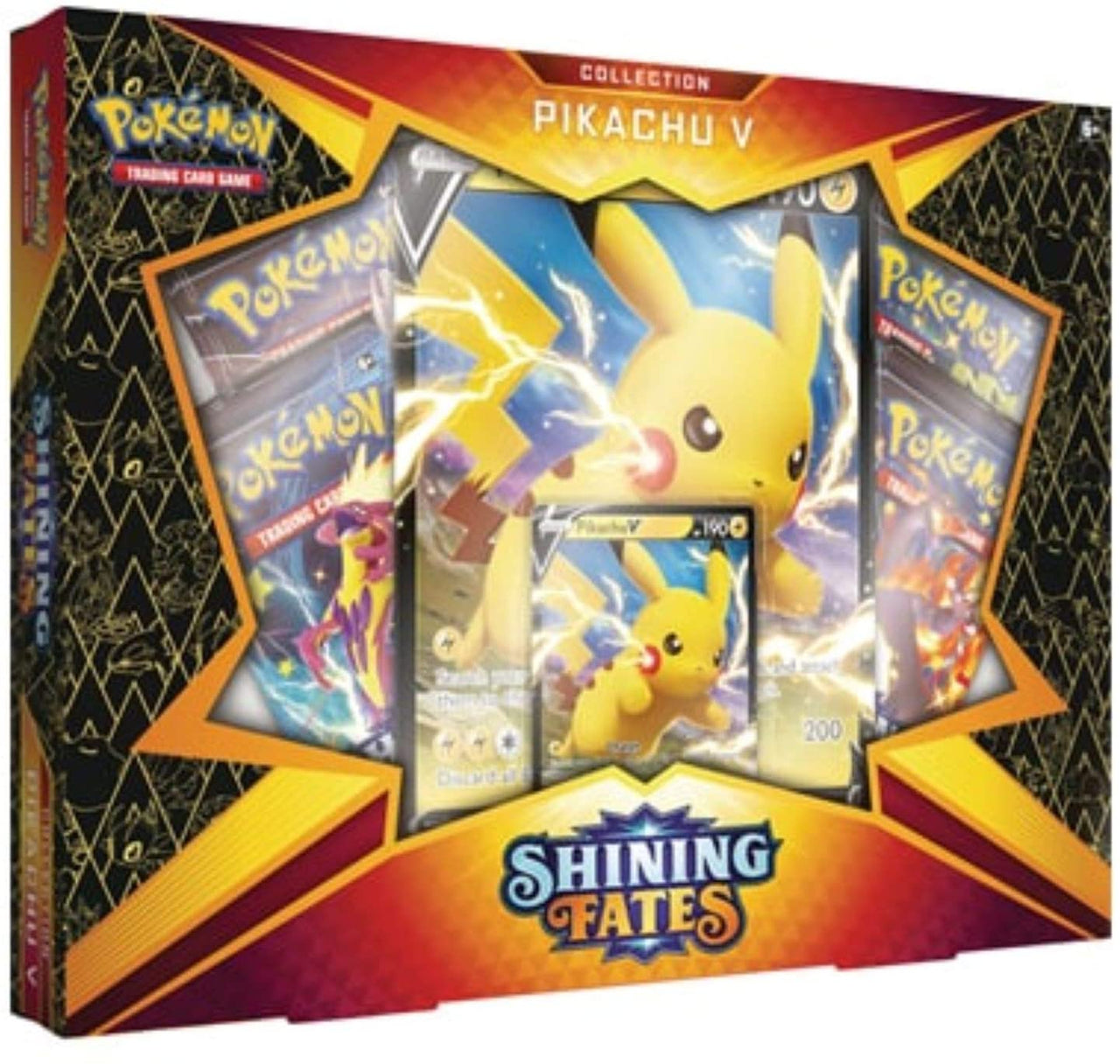 Pokémon TCG: Shining Fates - Pikachu V Collection Box - PokeRvmCollection Box