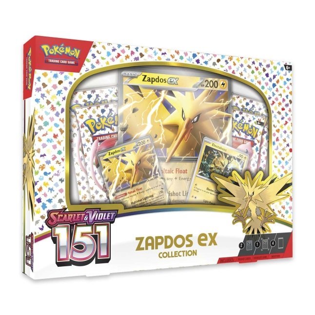 Pokémon TCG: SV - 151 Zapdos ex Collecton Box - PokeRvmCollection Box