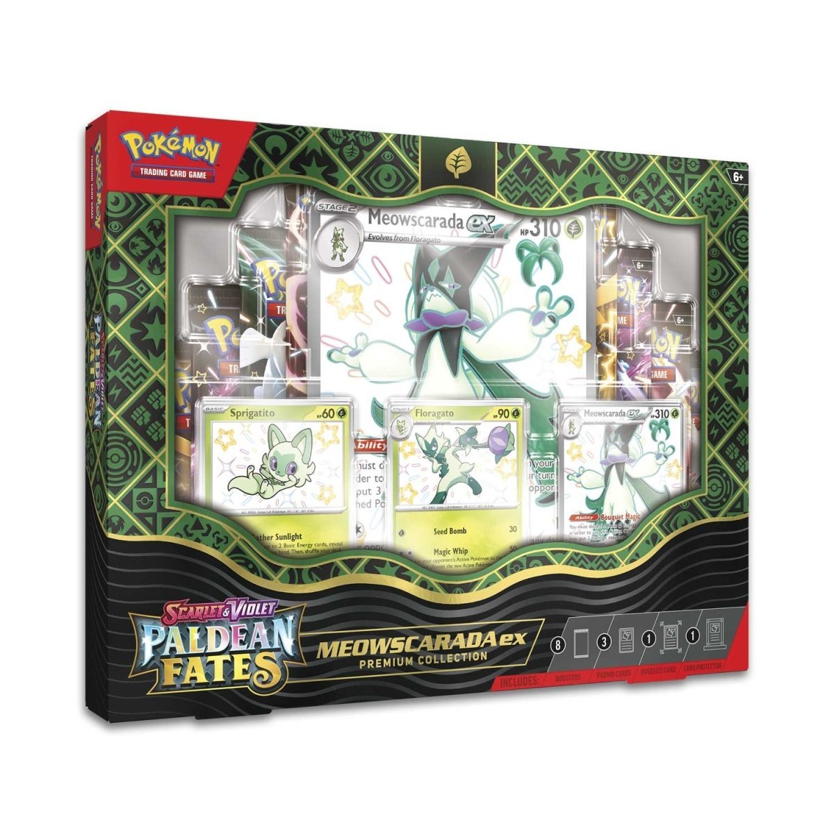 Pokémon TCG: SV - Paldean Fates Meowscarada ex Premium Collection - PokeRvm