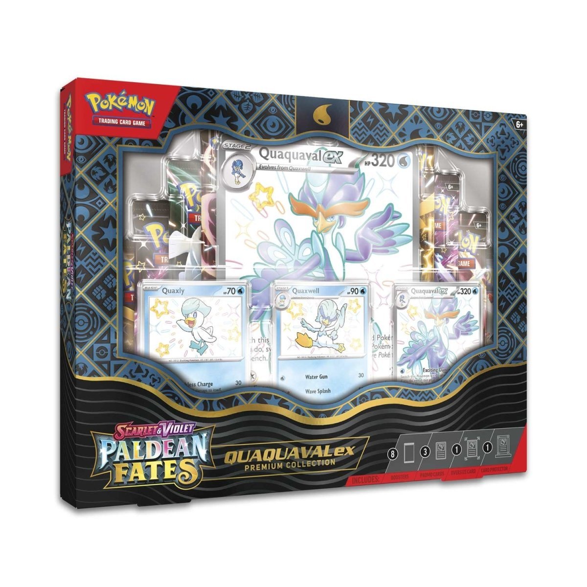 Pokémon TCG: SV - Paldean Fates Quaquaval ex Premium Collection - PokeRvm