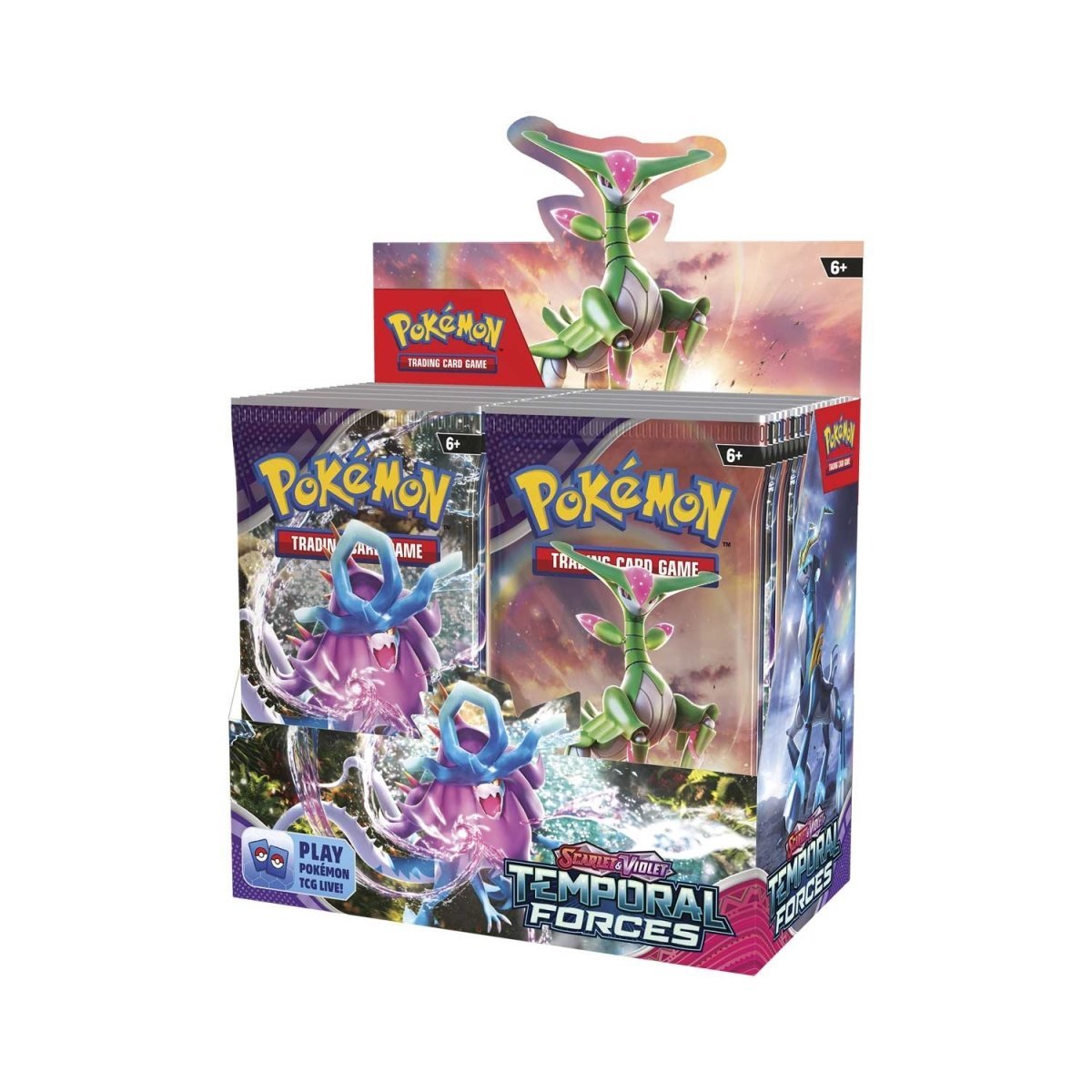 Pokémon TCG: SV - Temporal Forces Booster Display Box (36 Packs) - PokeRvmBooster Box