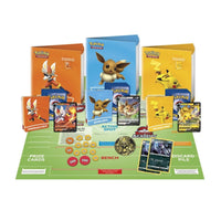 Thumbnail for Pokémon Trading Card Game Battle Academy 2022 (Cinderace V, Pikachu V & Eevee V) - PokeRvmCollection Box